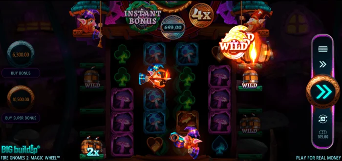 Fire Gnomes 2 Magic Wheel – symboltabell